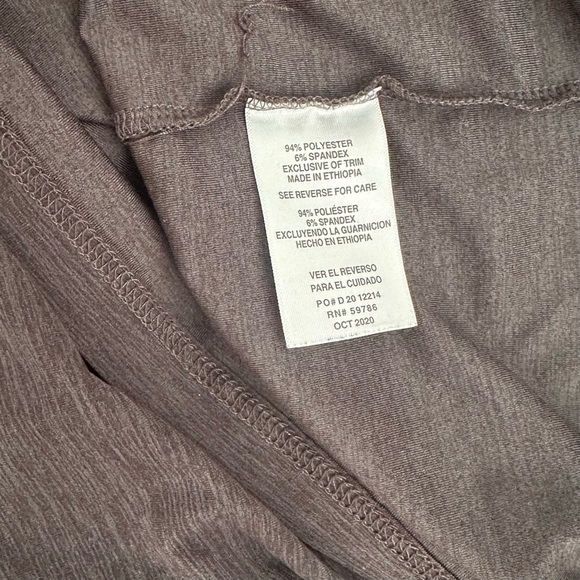 LEGEND Dark Gray Long Sleeve Workout Pullover Jacket Jersey Large Gym Exercise - Picture 4 of 5